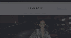Desktop Screenshot of lamarquecollection.com