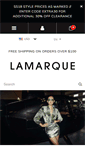 Mobile Screenshot of lamarquecollection.com