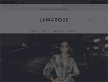 Tablet Screenshot of lamarquecollection.com